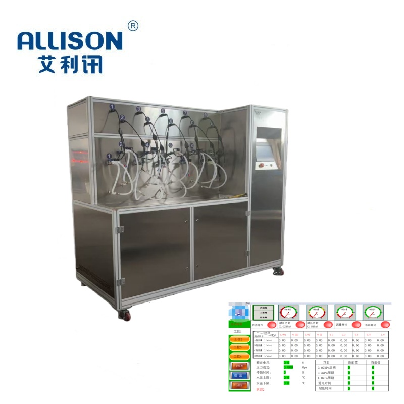 净水器进水电磁阀寿命测试台